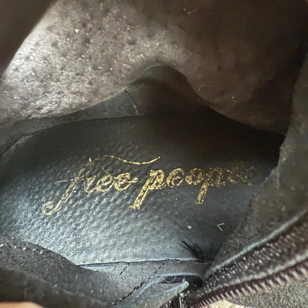 FREE PEOPLE‎ Banks over the knee black suede boots
